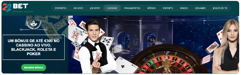 22bet site casino